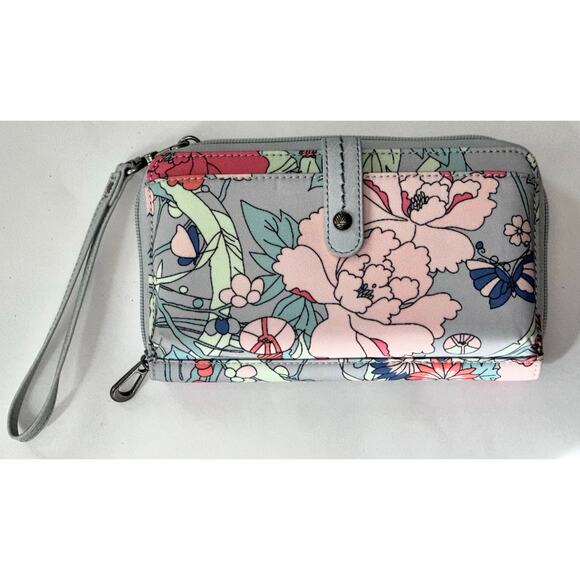 Womens Sakroots Smartphone Wristlet - Light Grey - Picture 6 of 9